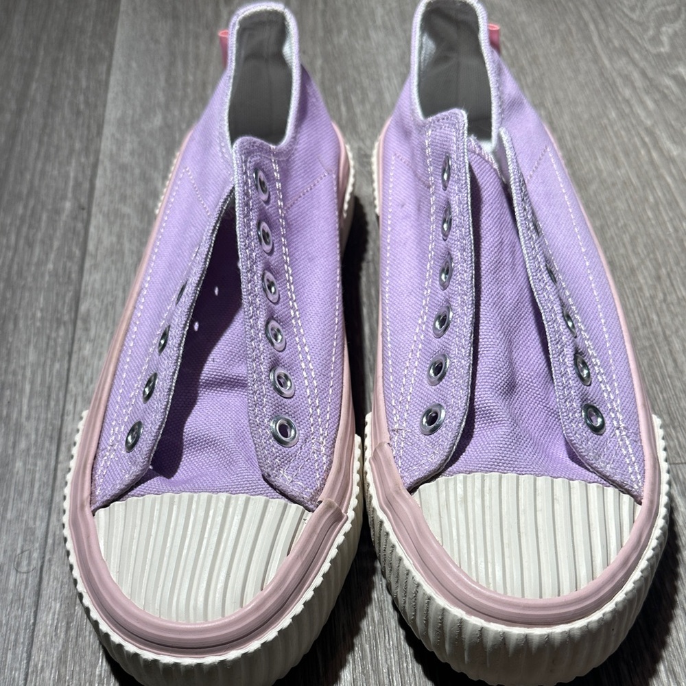 Mutuoni Purple Canvas Women's Sneakers